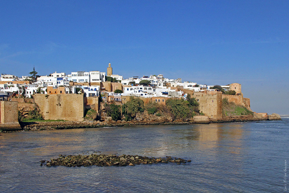 Moroccan coast with water