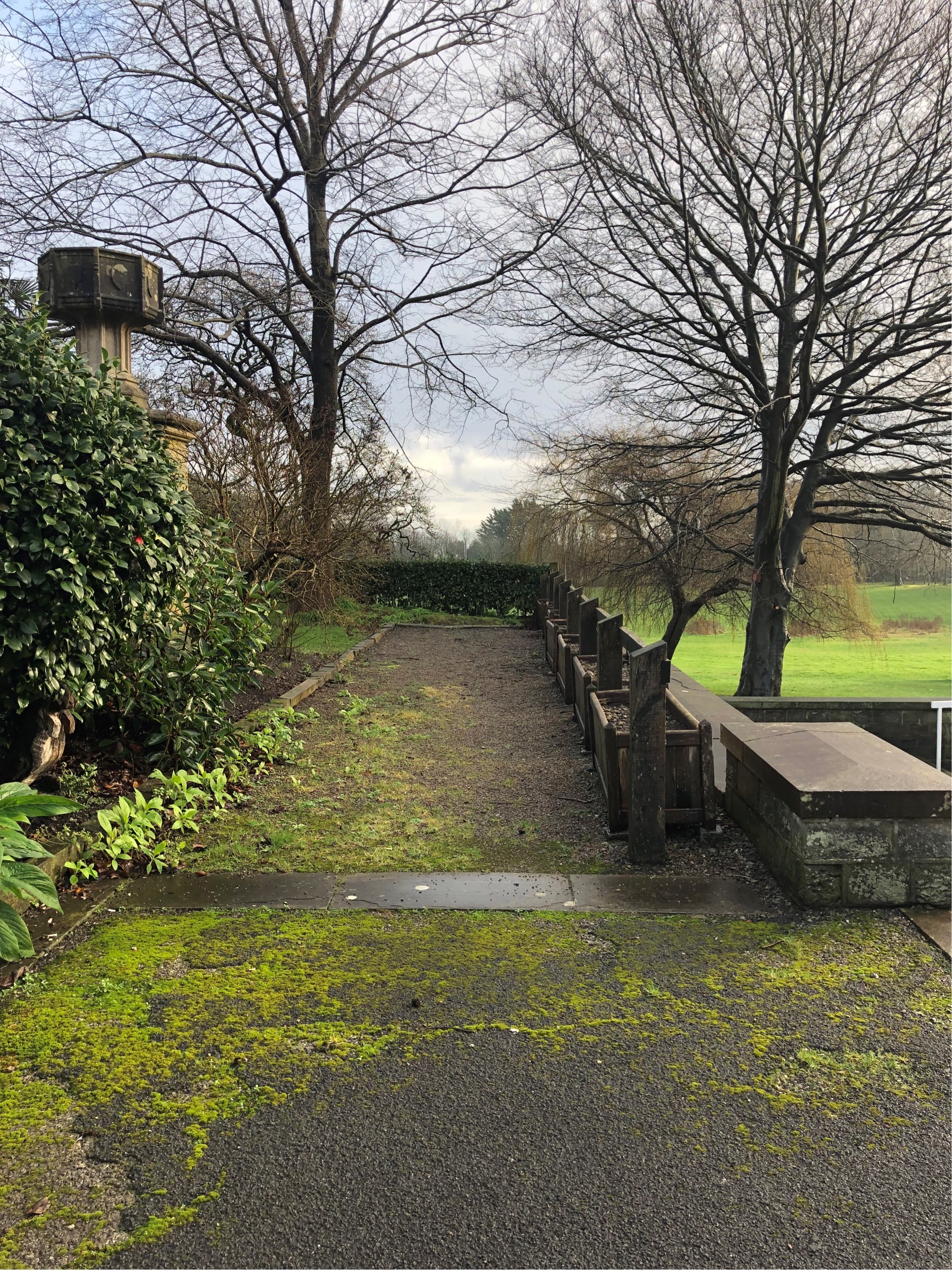 Path on the Swansea University campus