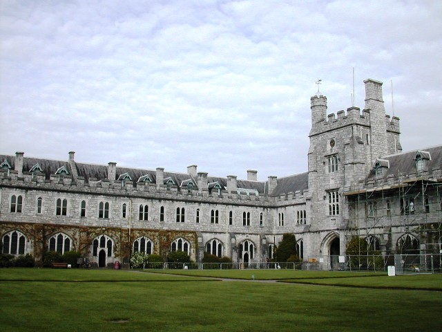 University College Cork Quadrangle with grass